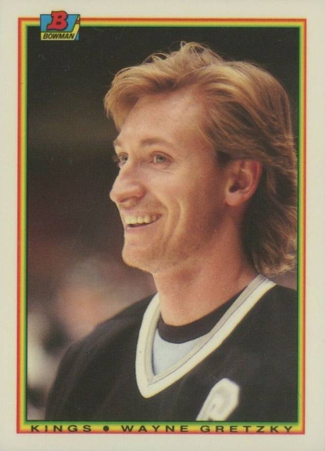 1990 Bowman Tiffany Wayne Gretzky #143 Hockey Card