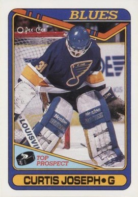 1990 O-Pee-Chee Curtis Joseph #171 Hockey Card