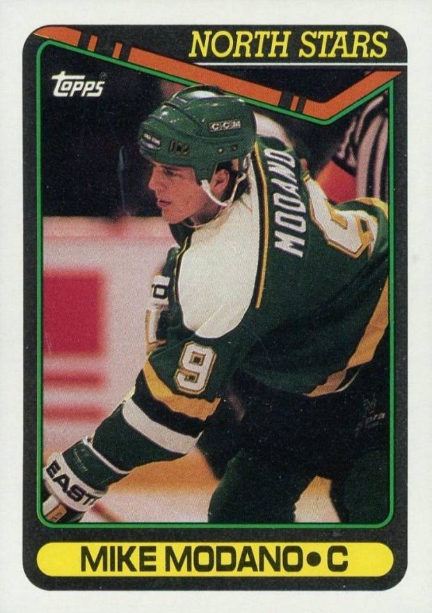 1990 Topps Mike Modano #348 Hockey Card