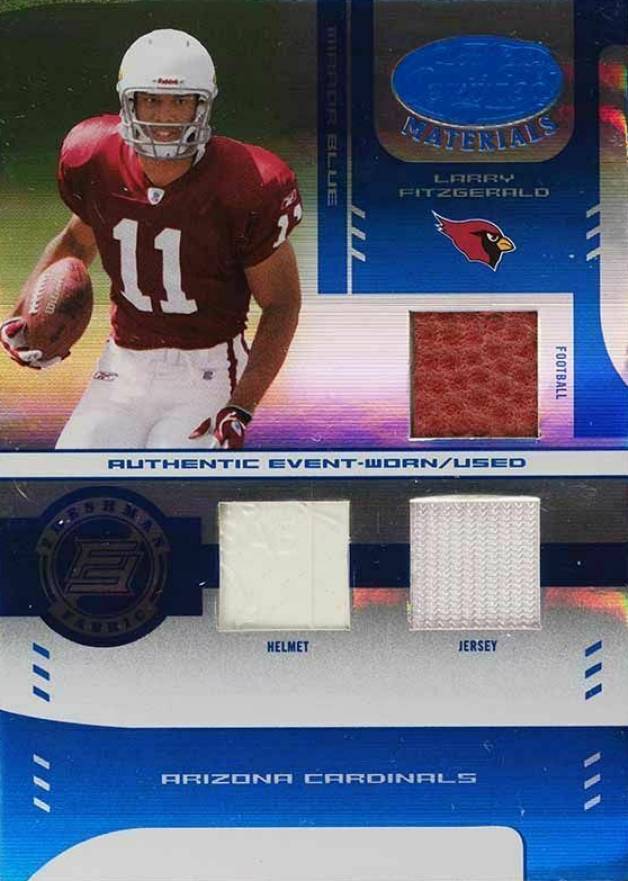 2004 Leaf Certified Materials Larry Fitzgerald #201 Football Card