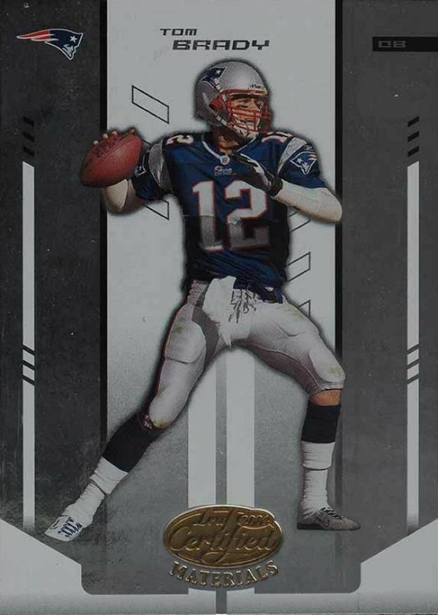 2004 Leaf Certified Materials Tom Brady #71 Football Card