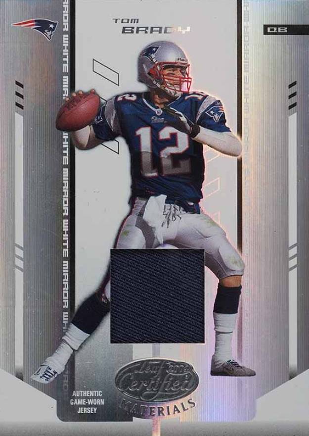 2004 Leaf Certified Materials Tom Brady #71 Football Card