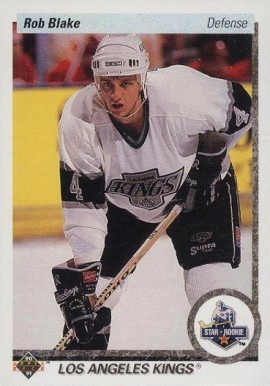 1990 Upper Deck Rob Blake #45 Hockey Card