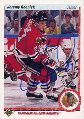 1990 Upper Deck Jeremy Roenick #63 Hockey Card