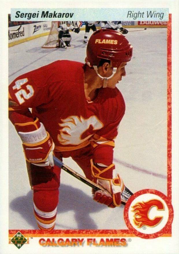 1990 Upper Deck Sergei Makarov #123 Hockey Card