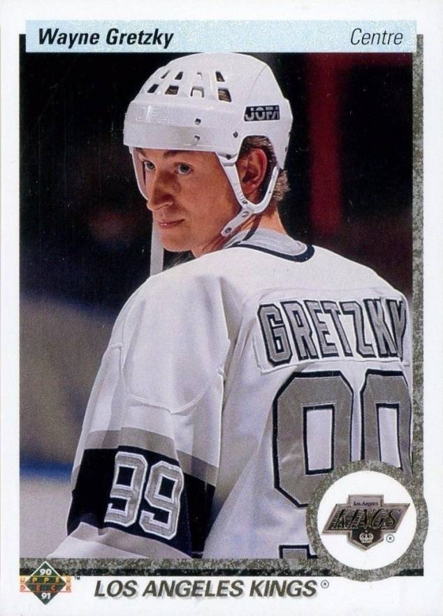 1990 Upper Deck French Wayne Gretzky #54 Hockey Card