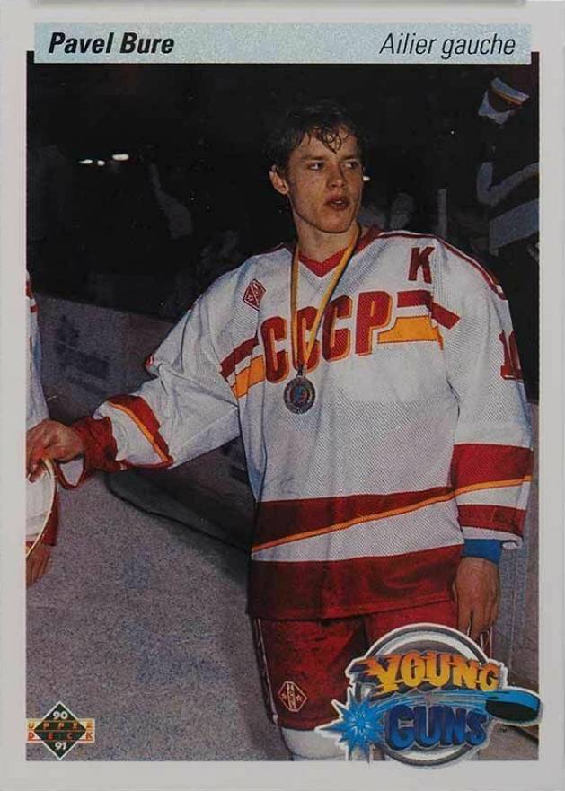 1990 Upper Deck French Pavel Bure #526 Hockey Card