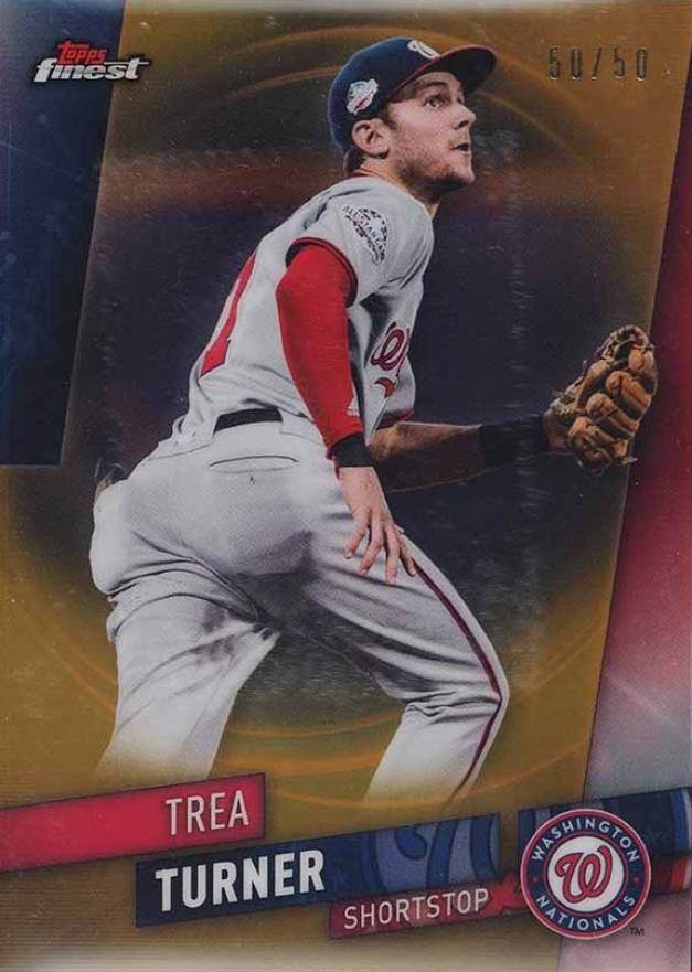 2019 Finest Trea Turner #81 Baseball Card