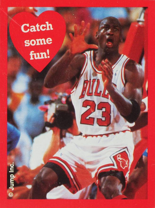 1989 Cleo Michael Jordan Valentines Michael Jordan # Basketball Card