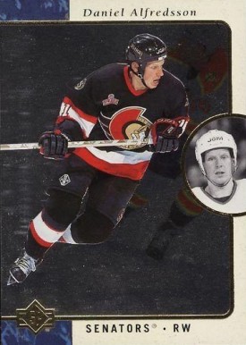 1995 SP Daniel Alfredsson #100 Hockey Card