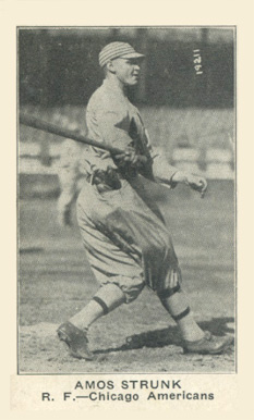 1917 Standard Biscuit Amos Strunk #170 Baseball Card