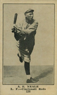 1917 Standard Biscuit A.E. Neale #126 Baseball Card