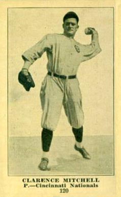 1917 Standard Biscuit Clarence Mitchell #120 Baseball Card