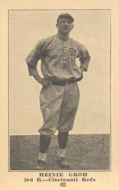 1917 Standard Biscuit Heinie Groh #65 Baseball Card