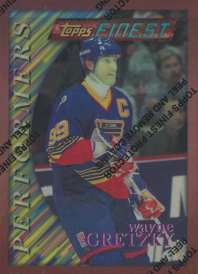 1995 Finest Wayne Gretzky #5 Hockey Card