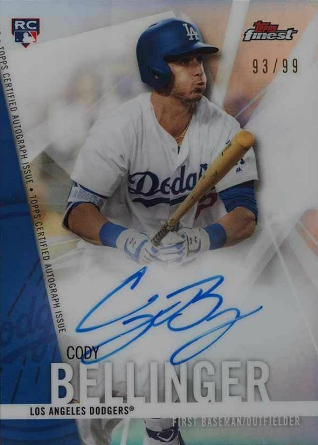 2017 Finest Mystery Redemption Autograph Cody Bellinger #FMR1 Baseball Card