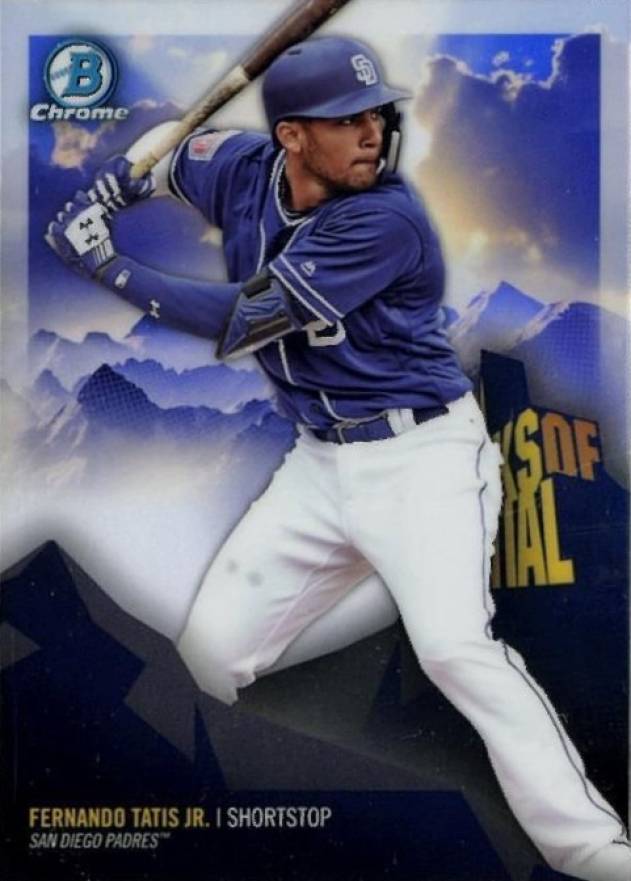 2018 Bowman Chrome Peaks of Potential Fernando Tatis Jr. #FT Baseball Card