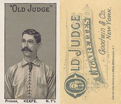 1886 Old Judge New York Giants Tim Keefe # Baseball Card