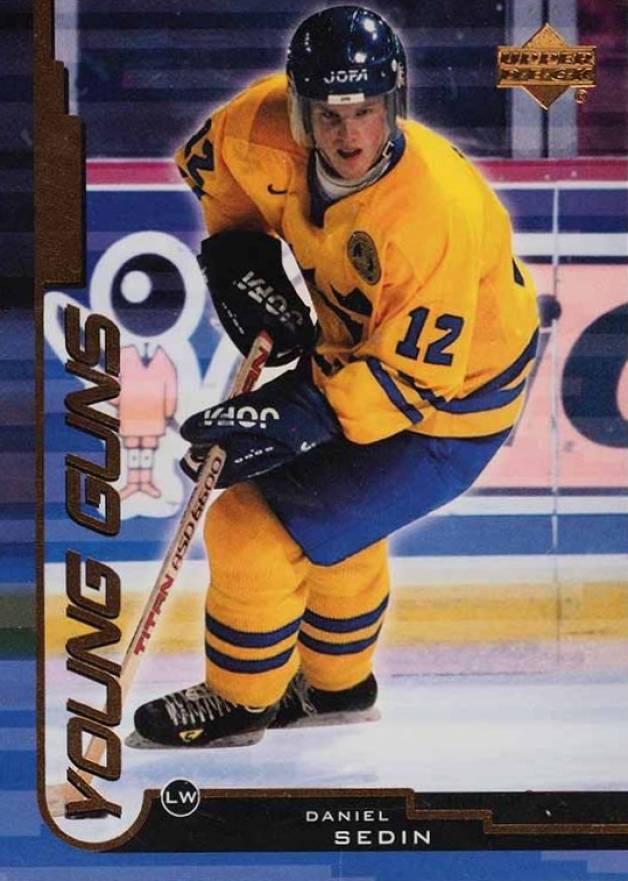 1999 Upper Deck Daniel Sedin #165 Hockey Card