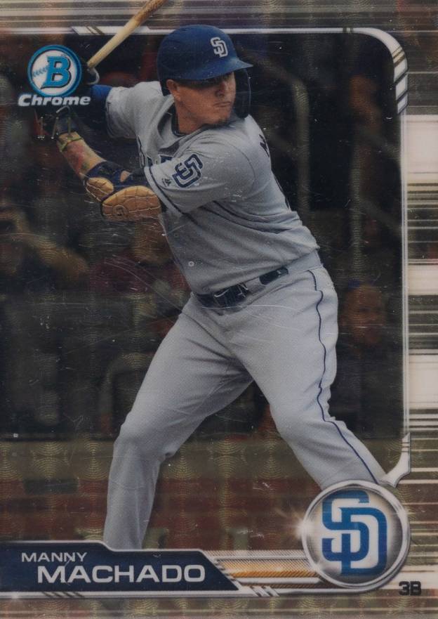 2019 Bowman Chrome Manny Machado #31 Baseball Card
