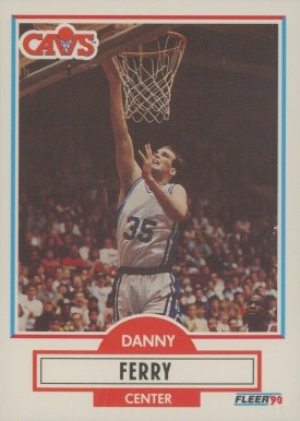 1990 Fleer Danny Ferry #33 Basketball Card