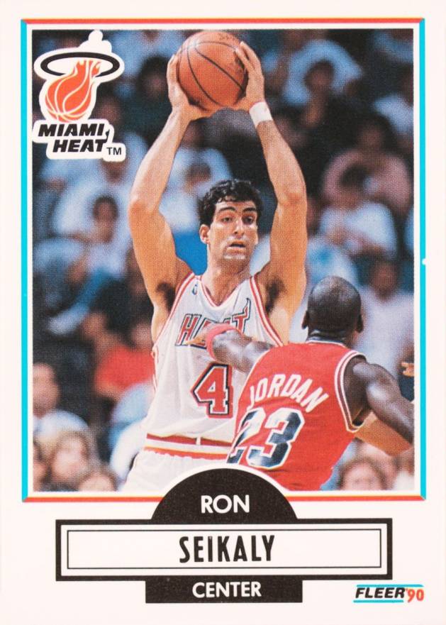 1990 Fleer Rony Seikaly #102 Basketball Card