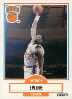 1990 Fleer Patrick Ewing #125 Basketball Card