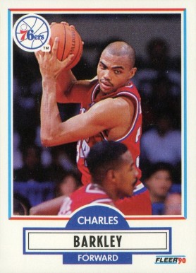 1990 Fleer Charles Barkley #139 Basketball Card