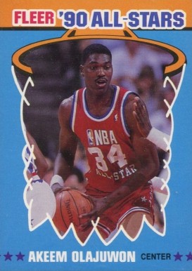 1990 Fleer All-Stars Michael Jordan Card #5 Graded NM-MT 8