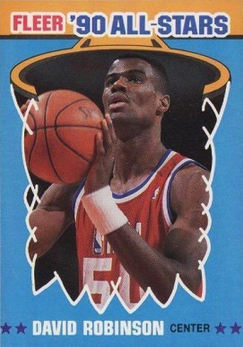 1990 Fleer All-Stars David Robinson #10 Basketball Card