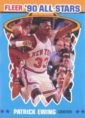 1990 Fleer All-Stars Patrick Ewing #12 Basketball Card