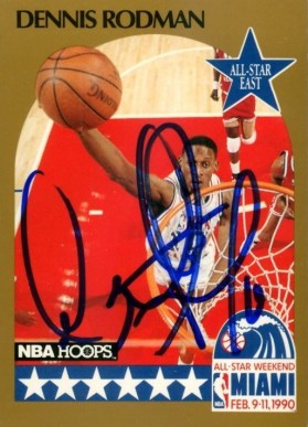 1990 Hoops Dennis Rodman #10 Basketball Card