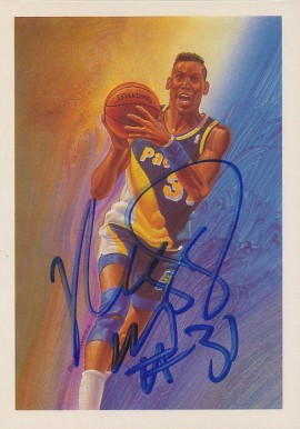 1990 Hoops Reggie Miller #365 Basketball Card