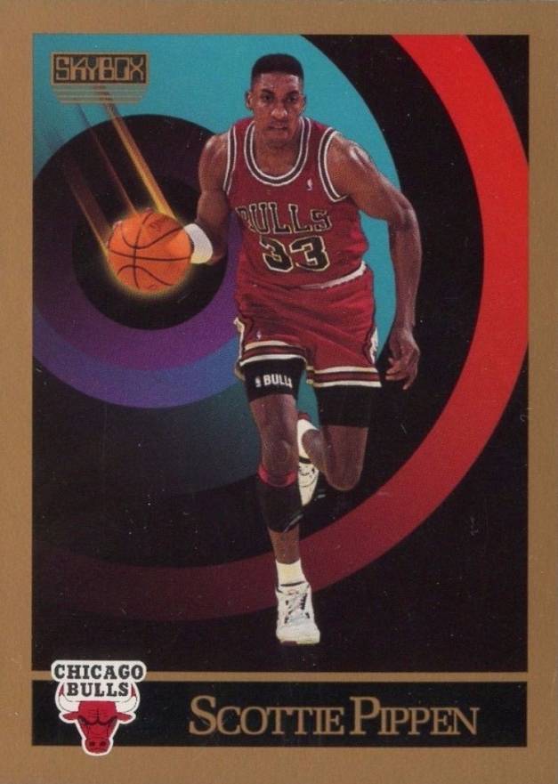 1990 Skybox Scottie Pippen #46 Basketball Card