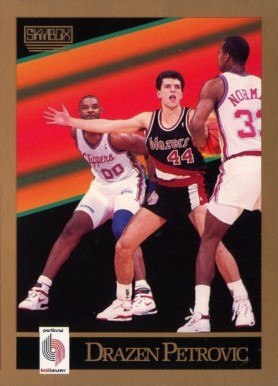 1990-91 NBA Hoops #248 Drazen Petrovic RC Michael Jordan’s Last Dance - EY