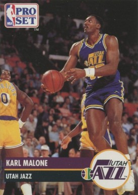 1991 Pro Set Prototypes Karl Malone # Basketball Card