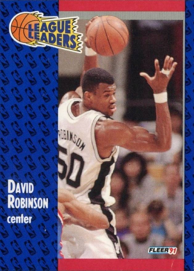 1991 Fleer David Robinson #225 Basketball Card