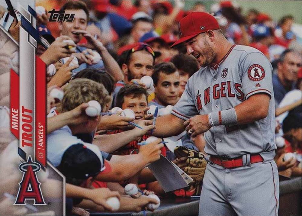 2020 Topps Mike Trout #1 Baseball Card