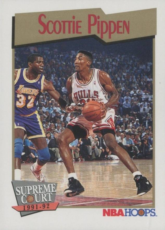 1991 Hoops Scottie Pippen SC #456 Basketball Card
