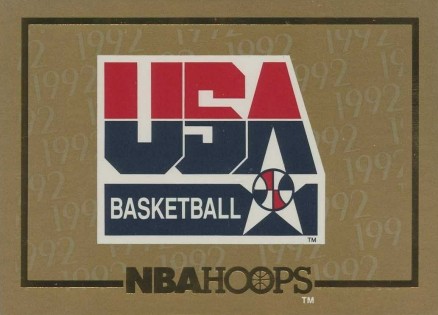 1991 Hoops Team USA Title Card #Title Basketball Card