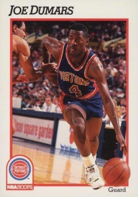 1991 Hoops Joe Dumars #60 Basketball Card