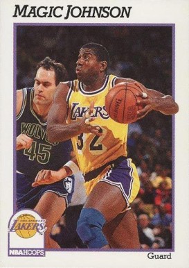 1991 Hoops Magic Johnson #101 Basketball Card