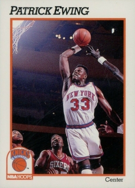 1991 Hoops Patrick Ewing #140 Basketball Card