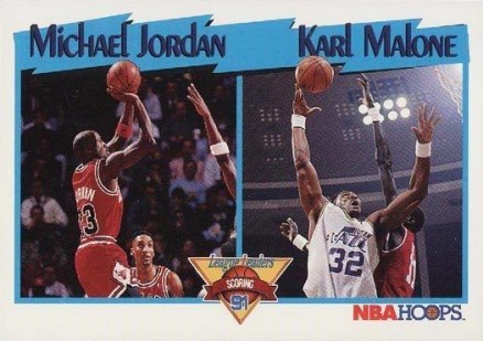 1991 Hoops Scoring League Leaders #306 Basketball Card