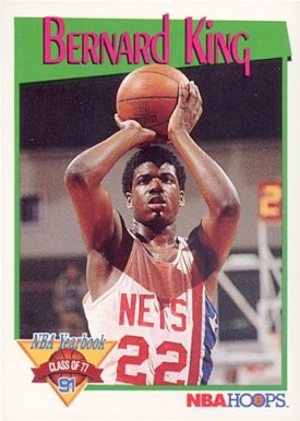 1991 Hoops Bernard King #322 Basketball Card