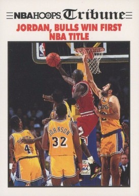 1991 Hoops Johnson/Jordan #542 Basketball Card