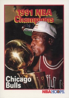 1991 Hoops Michael Jordan FIN #543 Basketball Card