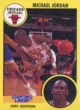 1991 Kenner Starting Line-Up Michael Jordan-regular #13 Basketball Card