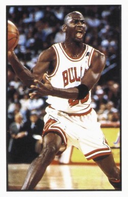 1991 Panini Stickers Michael Jordan #12 Basketball Card
