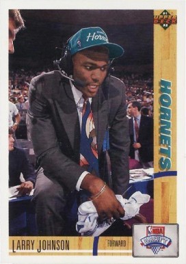 1991 Upper Deck Larry Johnson #2 Basketball Card